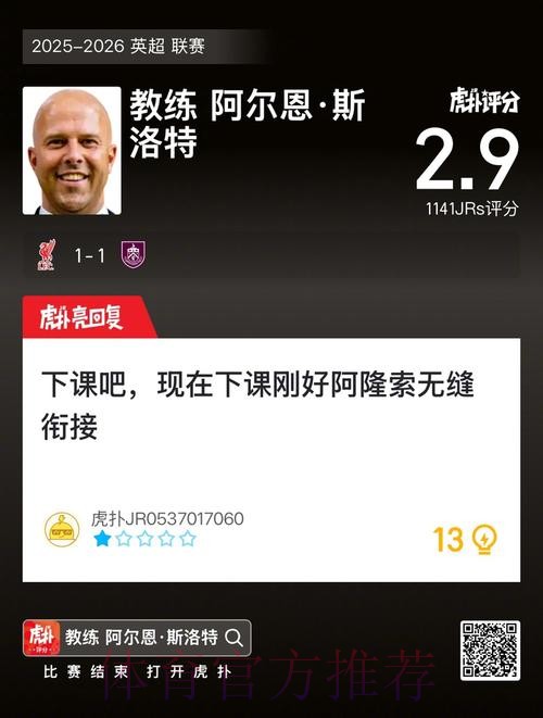 利物浦1比1伯恩利赛后复盘,斯洛特试错途中危机四伏 利物浦1比1伯恩利赛后复盘,斯洛特试错途中危机四伏